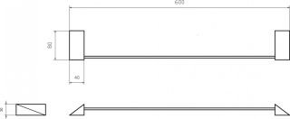 Полотенцедержатель Boheme New Venturo хром 10312-CR